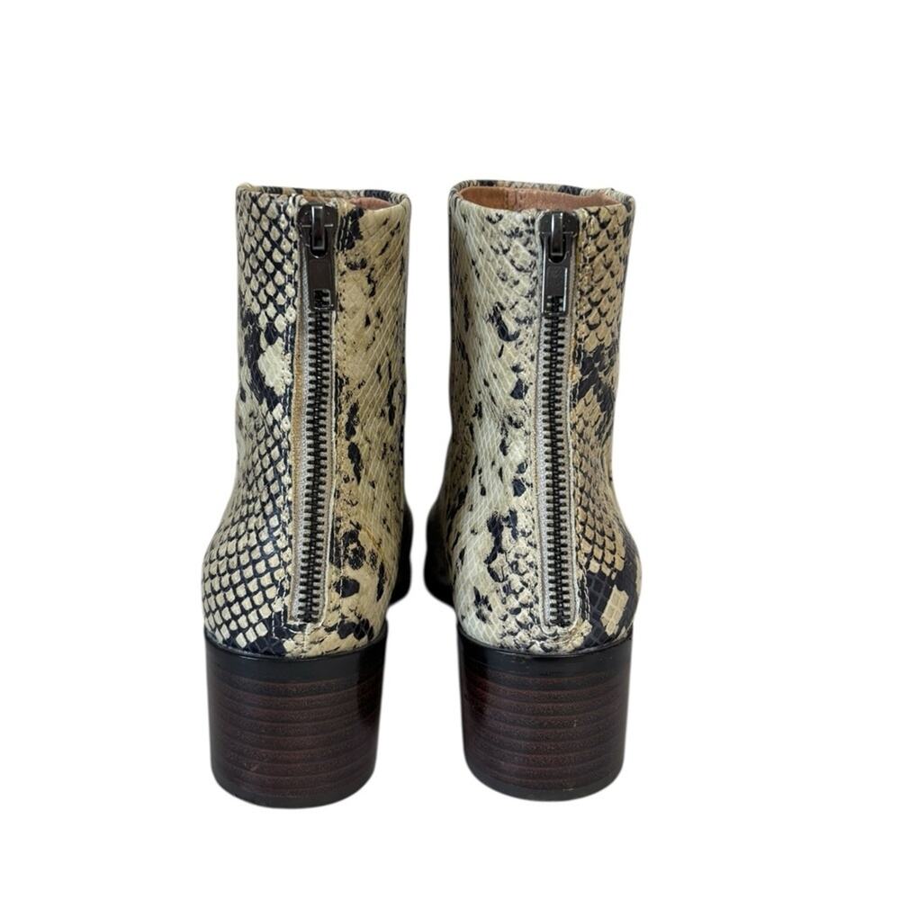 Madewell The Essex Ankle Boot in Snake Print - Size 7 - Picture 7 of 11